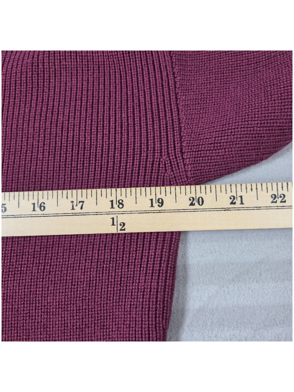 Babaton $168 Dress Pure Merino Wool 2XS Maroon Turtleneck Knee Lenght Knit - Picture 7 of 10